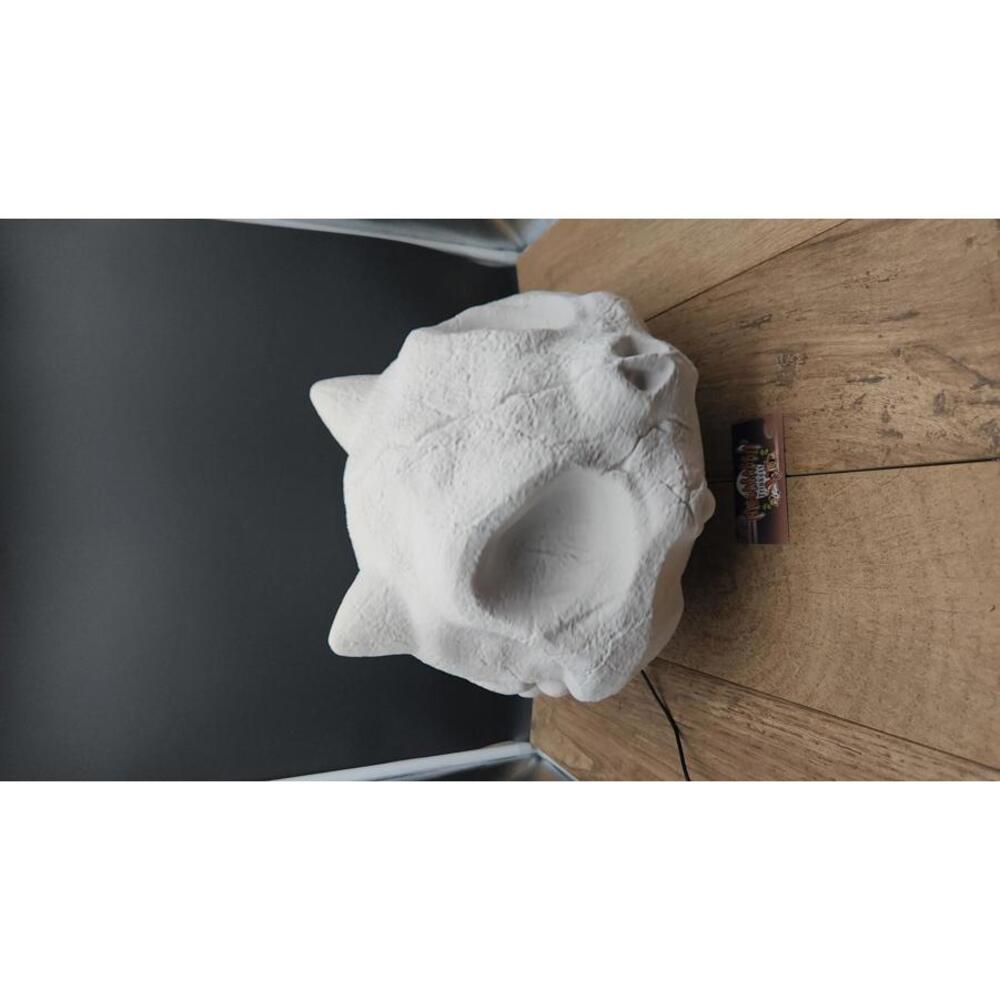 GIANT Bulbasaur Skull - Pokemon Starter Art - Gift for Gamer Dad - Office Deco